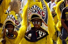 Ati-Atihan heter en festival som firas i Kalibo, Panay i centrala Filippinerna © Eric Hammerin