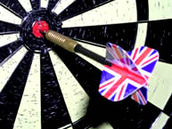 Mitt i prick,  bull's eye &copy; Eric Hammerin